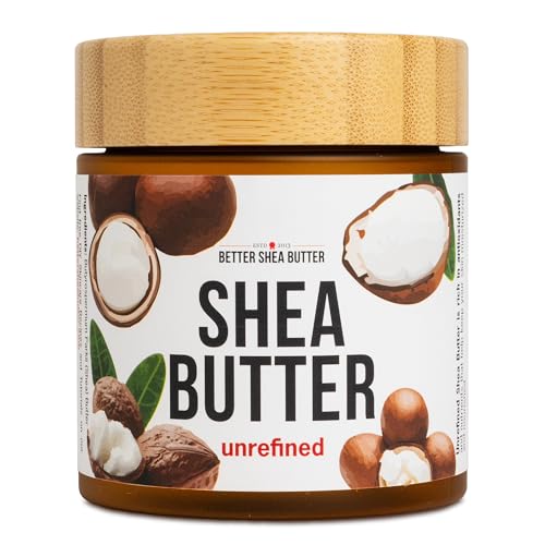 Raw Shea Butter 8 oz Jar - Pure Unrefined African Moisturizer for Skin & Hair - Variation of THIS listing