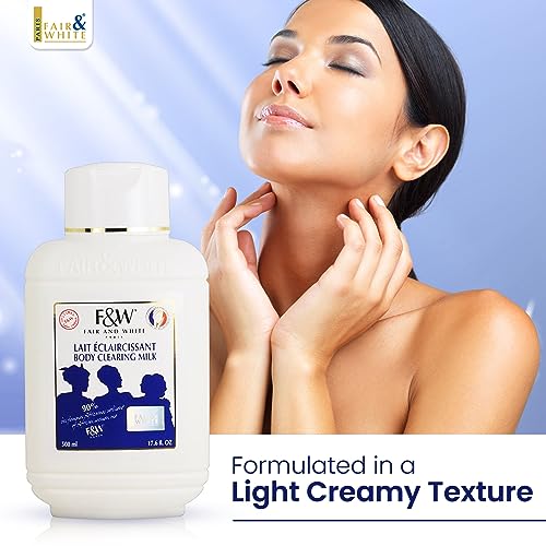 Body Clearing Milk Lotion for Dry Skin - Fair Skin Tone, 17 fl oz