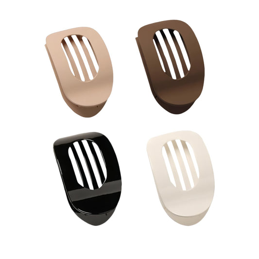 Flat Claw Clips for Women – 4 Pack Flat Hair Clips for Women Thick Hair & Thin Hair, Large Non-Slip Flat Hair Clips for Ponytails, No Bend Flat Claw Clip Set (Neutral Matte Colors)