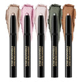 Chifure Eyeshadow Stick, Shimmer and Matte Cream Eye Shadow Brightener Sticks Eyeliner Pencil Crayon, Waterproof Long Lasting Eye Highlighter Stick Makeup,0.056 Oz (5PCS Shimmer)