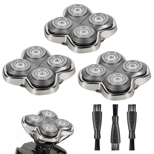Replacement Blade Head for Pitbull Shaver 4D Floating System - 3 Pack
