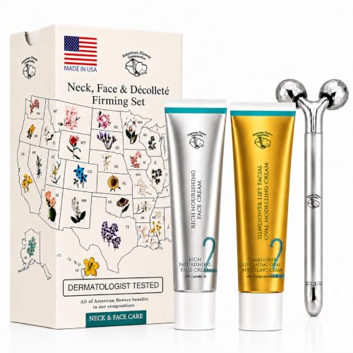 Anti-Aging Firming Cream Set for Face, Neck & Décolleté with PDRN & Collagen