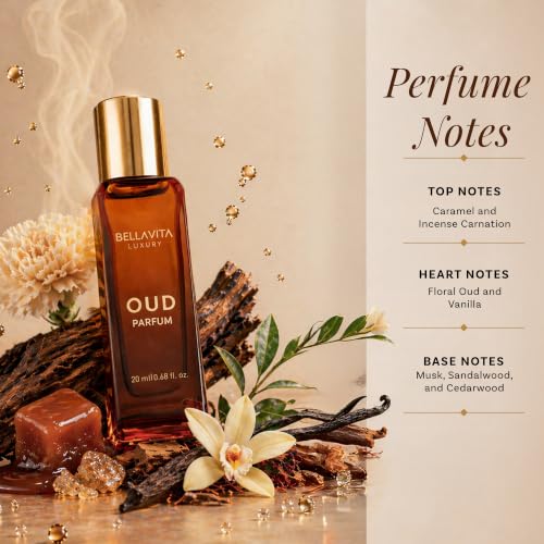 Bella Vita Luxury Men Perfume Gift Set 4x20ml - Long Lasting Woody Citrusy Scents