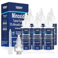 Minoxidil Hair and Beard Growth Treatment - 6 Pack, 5% with Biotin & Castor Oil, Support Thicker Fuller Hair & Beard, 12 fl oz