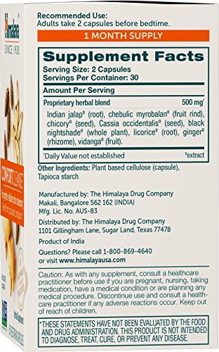 Himalaya ComfortCleanse Digestive & Colon Detox | Vegetarian, 60 Capsules