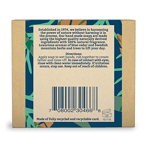 Faith In Nature Hand Made For Men Blue Cedar Soap 100g