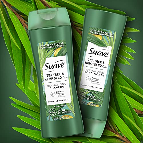 Suave Professionals Suave Conditioner for Oily Hair Tea Tree Hemp Seed Oil Paraben Free 12.6 oz