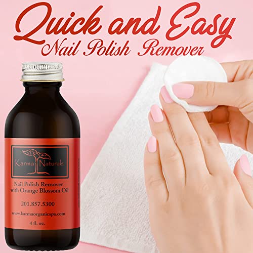 Karma Organic Nail Polish Remover & Top Coat Bundle ? Natural Unscented Nail Polish Remover (4FL-Oz) Halal Truly Breathable Nail Enamel Top Coat ANASTASIA (4fl-oZ)