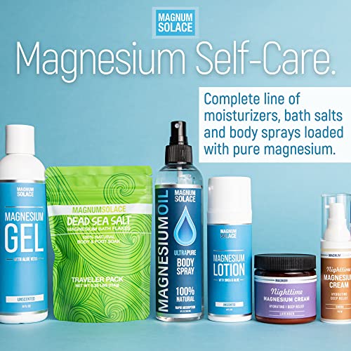 Magnum Solace Magnesium Flakes Bath Soak 10 lbs Dead Sea Salt - Pack of 1