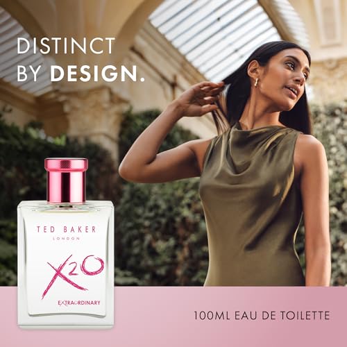 Ted Baker X20 Her Eau de Toilette - Fruity Floral Perfume for Women, 3.38 fl oz