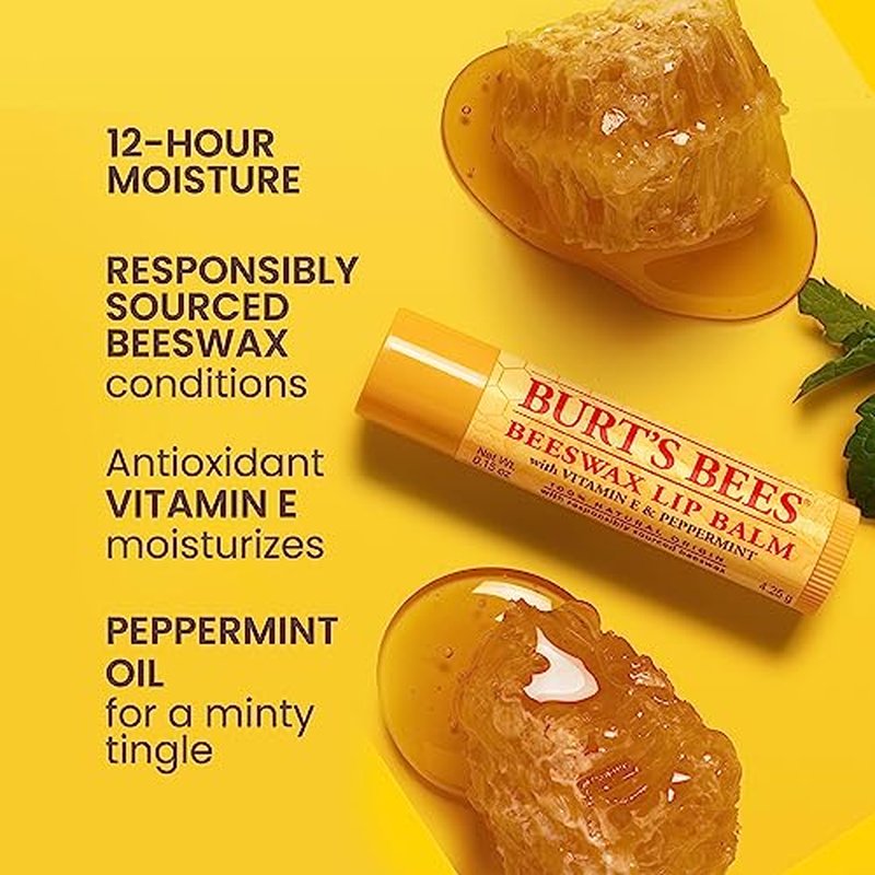 Burt's Bees Ultra Conditioning Moisturizing Lip Balm & Lip Balm Stocking Stuffers