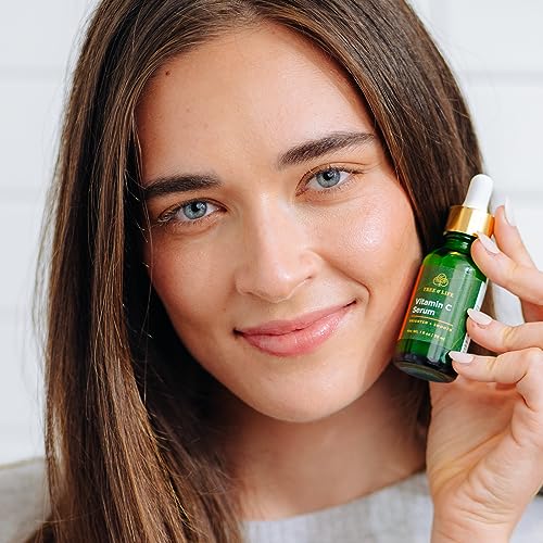 Tree of Life Beauty Facial Skin Care Set - Niacinamide + Vitamin C + Retinol + Hyaluronic Acid Serum - 4 count (1 Fl Oz) and Hydrating and Moisturizing Face Cream Botanical Hyaluronic Acid - 4 Fl Oz