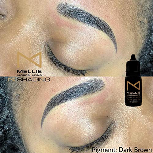 Microblading Pigment Dark Brown 10ml Medical Grade Long Lasting for Permanent Makeup
