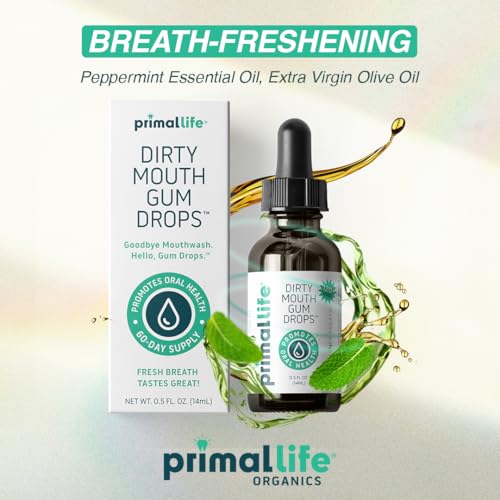 Natural Gum Serum with Essential Oils for Oral Health - Vegan, Organic, Gluten-Free