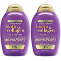 OGX Volumizing Shampoo for Fine Hair | Biotin & Collagen | Extra Strength | Sulfate-Free | 13 Fl Oz, Pack of 2