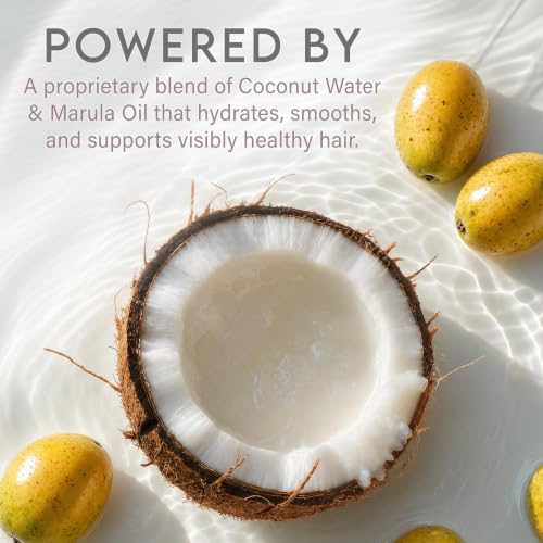 Moisturizing Body Lotion with Coconut Water & Squalane - Hydrating Vegan Cream for Soft Skin, 18 Fl Oz