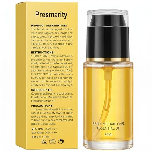 Lightweight Argan & Macadamia Hair Oil for Frizz Control & Shine
