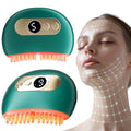 Gua Sha Facial Brush with Microcurrent, Red Light, Heat & Vibration for Sculpting, Double Chin Reduction, Lymphatic Drainage & Skin Rejuvenation