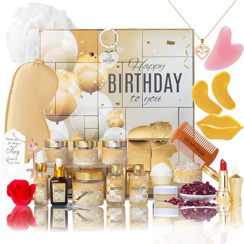 24-Piece Birthday Spa Gift Set for Women - Luxurious Bath & Body Collection - Birthday