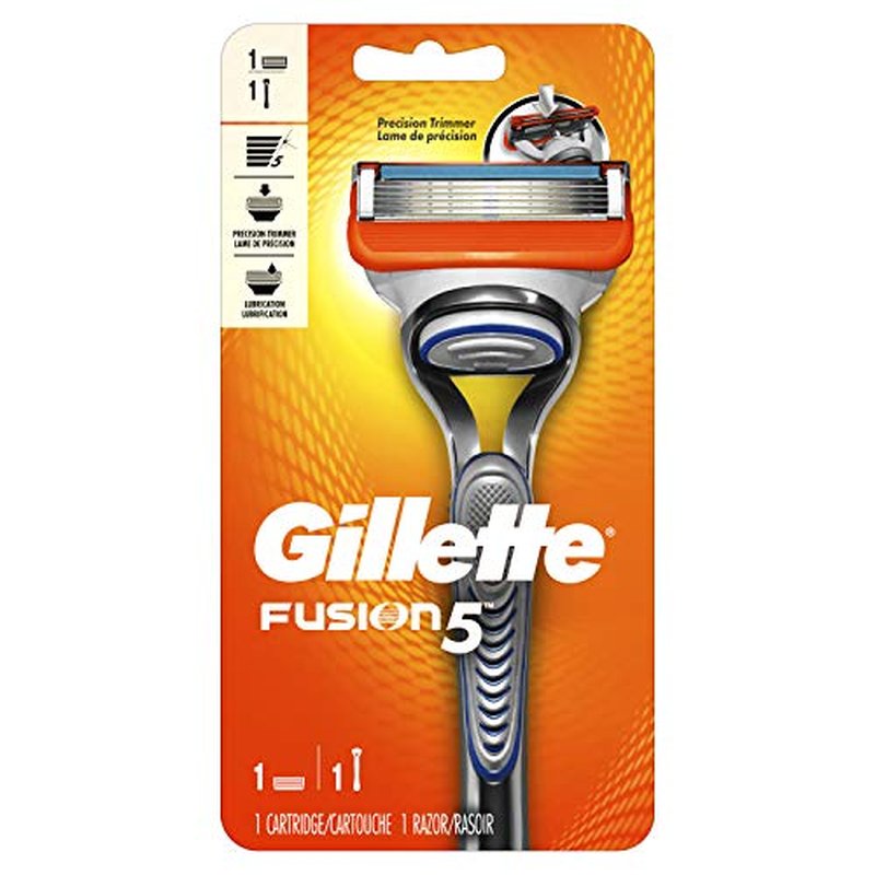 Gillette Fusion5 Men?¢æ¢âs Razor Handle + 1 Blade Refill (Pack of 2)