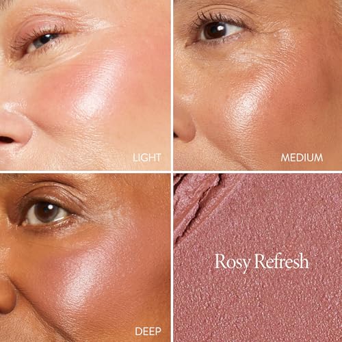 Cream Blush Multi-Use Rosy Refresh - Hydrating Natural Glow, Vegan & Cruelty-Free - Variation 03