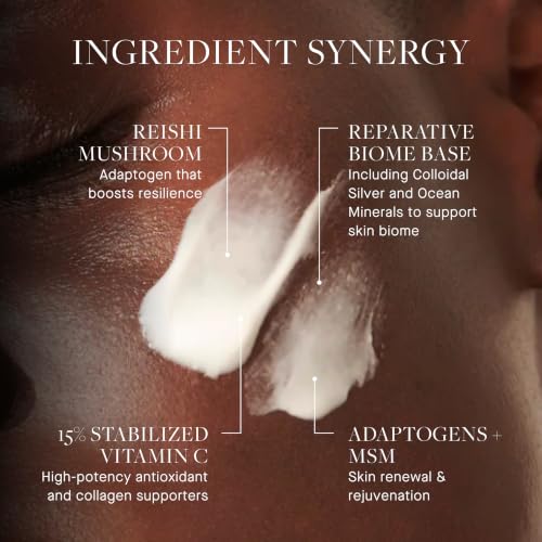 15% Stabilized Vitamin C Face Cream - Hydrating & Brightening, 1 Fl Oz