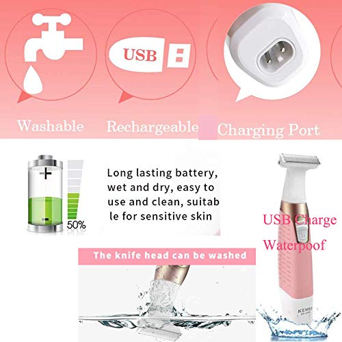 Women’s Waterproof Electric Bikini & Body Hair Trimmer - Variation #2