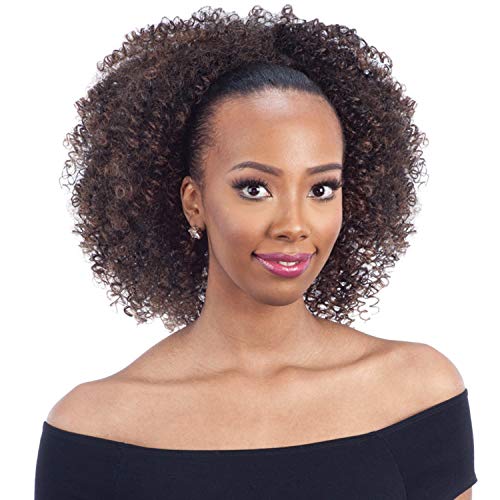 FREETRESS Equal Synthetic Ponytail Bohemian Fro T1BGREY - Drawstring Hair Extension