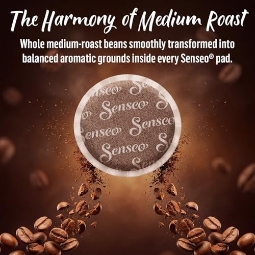 Senseo Classic Medium Roast Coffee Pods - 144 Count Pack of 3 Variation