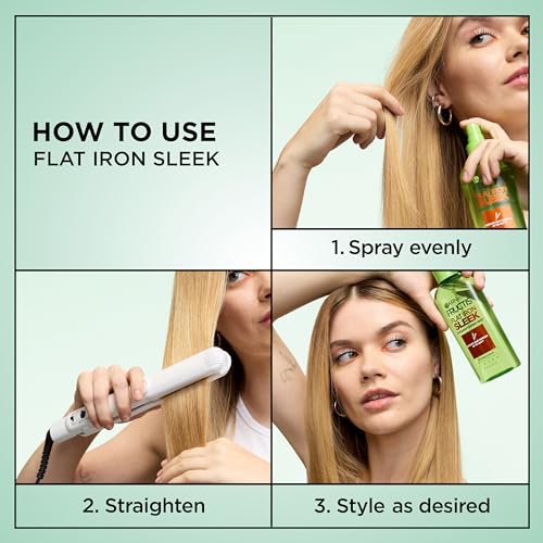 Argan Oil Heat Protectant Hair Mist for Flat Iron, 6 Fl Oz Pack of 3