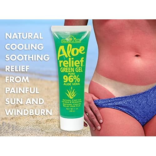 Miracle of Aloe Problem Solver Assortment | 12 pcs/1 ounce tubes | Miracle Foot Repair, Miracle Hand Repair, Aloe Green Relief Gel, Aloe All Over
