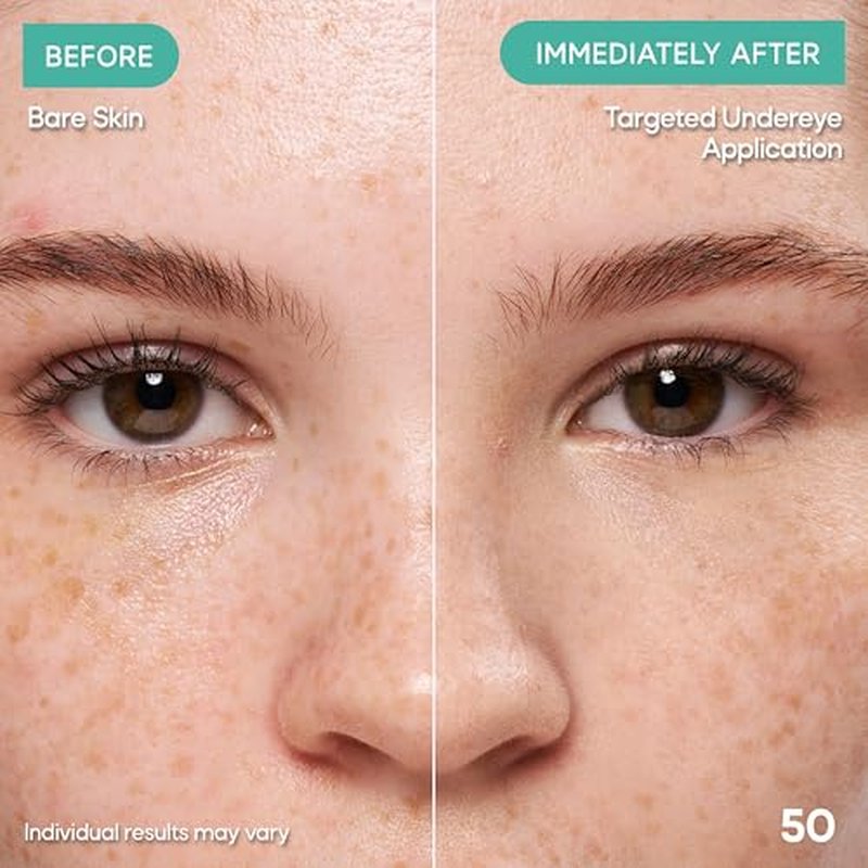 Almay Clear Complexion Concealer, Cruelty-Free Makeup for Acne-Prone Skin, Non-Comedogenic, Vegan, Hypoallergenic, 050, 0.3 fl oz