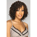 MilkyWay Que Human Hair Extensions 5PCS Off Black 1B Style - MasterMix Weave