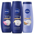 NIVEA Nourishing Body Wash Set with Botanical Blossom, Shea & Care, 3 x 20oz