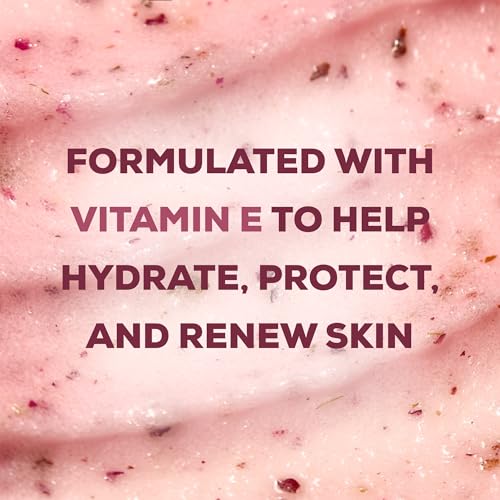 Milk and Rose Body Scrub | In-Shower Moisturizer with Hydrating Coconut Oil, Calming Roses, Shea Butter | Gentle Body Exfoliation Skincare | 9 Oz (1 Pack)