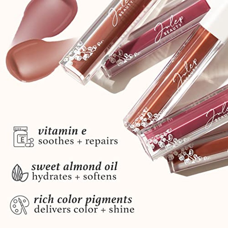Julep So Plush Hydrating Lip Gloss ? High-Shine, Non-Sticky Lip Color - Vitamin E for Soothing & Repair ? Cruelty-Free, Moisturizing Gloss ? All The Feels