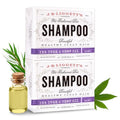 All-Natural Tea Tree Shampoo Bar 3-Pack for Healthy Hair & Scalp - Supports Strong, Nourished, and Shiny Hair