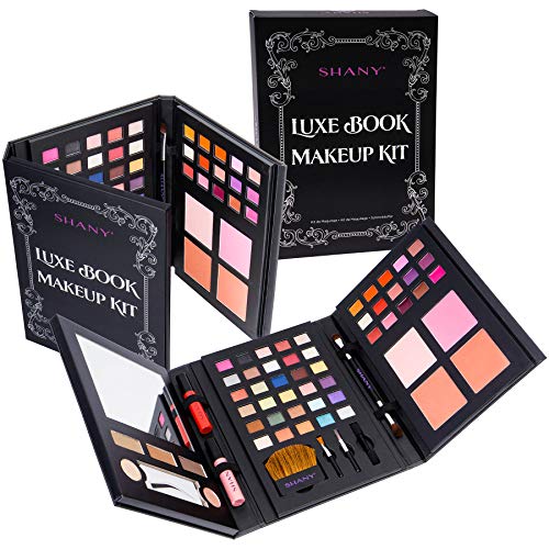 Luxe Book Makeup Set - All-in-One Travel Cosmetics Kit with 30 Eyeshadows & More - Variation of THIS listing