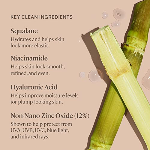 ILIA - Super Serum Skin Tint SPF 40 | Non-Comedogenic, Vegan, Lightweight to Help Against Blue Light, + Pollution while Hydrating, Smoothing, + Refining (Porto Covo ST15, 1 fl oz | 30 ml)