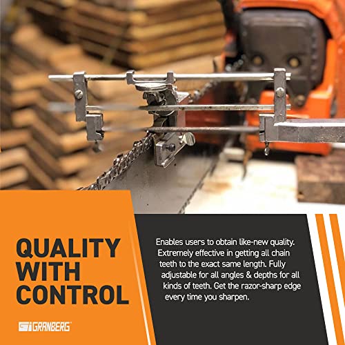 Granberg Chainsaw Sharpener G106B File-N-Joint Bar Mounted Guide System Steel