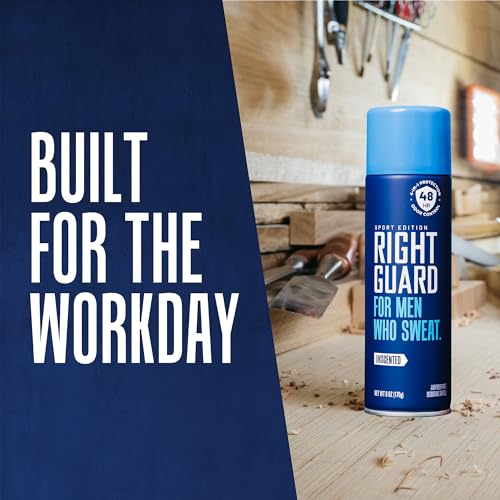 Right Guard Sport Unscented Antiperspirant & Deodorant Spray 6oz 3-Pack