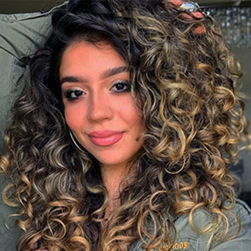 LOS MOEER Ocean Wave Crochet Hair Deep Wave Pre-Looped 14 Inch T1B/27# Pack of 8