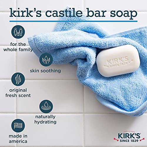 Kirks Natural Original Castile Soap 4 oz (12 per case)