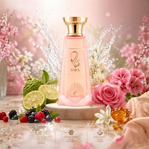 Fruity Eau de Parfum Spray for Women - Long Lasting 3.4oz, Sara