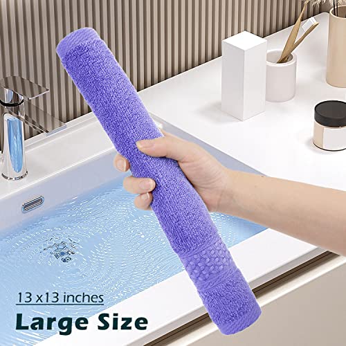 Cleanbear 18-Piece Wash-Cloths-Ultra Soft-Cotton-Washcloths, Bathroom Towels with Assorted Colors, 13 by 13 Inches