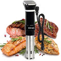 ORVEN 1100W Sous Vide Cooker with Precise Temperature Control, Stainless Steel, Digital Timer, 4-20L Capacity