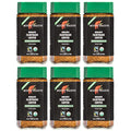 Decaf Coffee Pack of 6 - Organic Arabica Freeze-Dried 3.53oz Jars - Naturally Decaffeinated