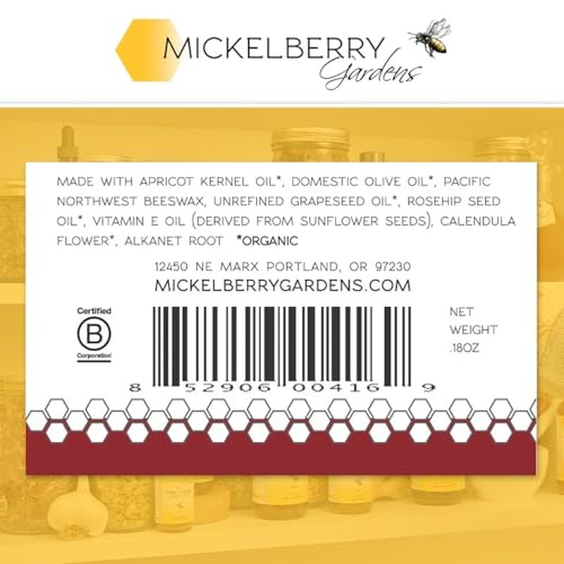 Mickelberry Gardens Love Your Lips All-Natural Organic Beeswax Lip Balm ? Hydrating, Healing, and Moisturizing Chapstick for Men, Women, and Kids (2 Pack, Tinted)