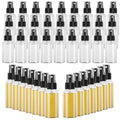 100PCS 1oz Travel Spray Bottles - Refillable Plastic Mist Bottles for Perfume, Skin & Hair Care