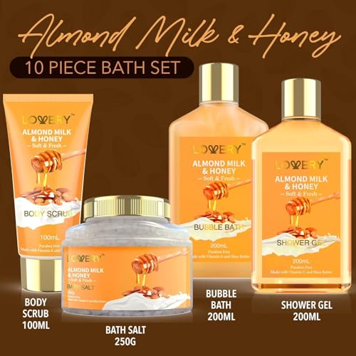 Luxury 10-Piece Self-Care Spa Gift Set with Bath Bombs & Body Products for Women